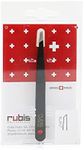 Rubis Tweezers Classic Swarovski - # Black With Ruby Swarovski Gem -