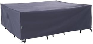 F&J Outdoors Heavy Duty Waterproof Anti-UV Extra Large Patio Furniture/Sectional Sofa Cover,180"x96"