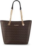 Montana West Tote Bag for Women Satchel Handbags, Ladies Top Handle Purse, F-brown