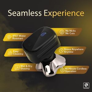 Skull Shaver Pitbull Gold PRO Electric Head Shaver – Cordless Wet & Dry