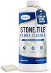 Stone & Tile Floor Cleaner, 32 oz Concentrate Makes Up to 16 Gallons, pH Neutral Formula, Streak-Free Cleaner for Granite, Marble, Ceramic, Porcelain, Slate, Vinyl & Sealed Natural Stone, Made in USA