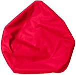 Childrens & Adults Toys Storage Bean Bag,Stuffed Animal Waterproof Storage Bean Bag,Living Room Bean Bags,Chair Slipcover,Chair Cover,No Filling (60 * 70cm, Red)