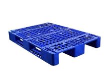 SE Perforated & Stackable Plastic Pallet, Model PS013, 1200x800x145mm, Blue (1)