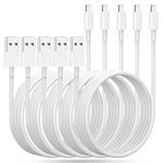 iPhone Charger, JAHMAI 5Pack 6ft Lightning Cable[Apple MFi Certified]Fast Charging High Speed Data Sync Phone Cord Compatible with iPhone 12 11 Pro Max XS MAX XR XS X 8 7 Plus 6S SE iPad Mini