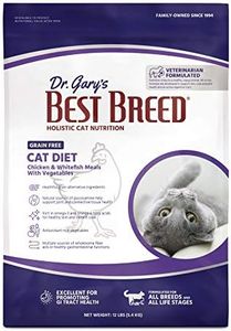 Best Breed Dr. Gary's Grain Free Cat Diet Slow-Cooked in USA [Natural Dry Dog Food for All Ages] - 12lbs.