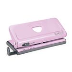 Rapesco 1322 Adjustable 6-Hole Organiser/Diary Punch, 10 Sheet Capacity, Candy Pink