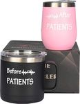 Patients Before and After Coffee Mug Tumbler, Graduation Gifts for Doctors, Dentists, Dental Medical Physicians, Hygienists, Medical Students, Gifts for Women, Gift for Doctors.