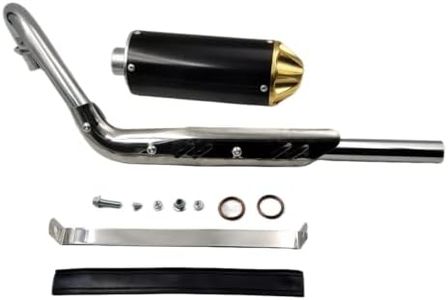 ZTDZZH golden 28mm Exhaust Muffler Fit SSR SDG CRF XR TTR 50cc 70cc 90cc Pit Dirt Bike