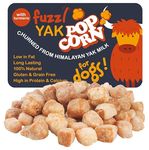 Fuzzl Natural Yak Chew Bites 120g Large Pack Premium Dog Treats Turmeric and Himalayan Yak Milk Natural Dog Treats Long Lasting Dog Training Treats Yak Chews for Dogs Healthy Dog Treats Dog Chews