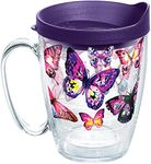 Tervis Butterfly Passion Made in USA Double Walled Insulated Tumbler Travel Cup Keeps Drinks Cold & Hot, 16oz Mug, Classic