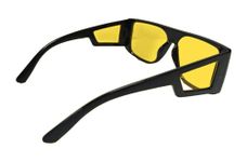 Amazon Brand - Nora Nico Night Driving Anti Glare HD Vision Yellow Sunglasses,100% UV protection, For Bike and Car driving, for both Men and Women