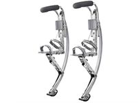 Adult Kangaroo Shoes Jumping Stilts Fitness Exercise (200-242lbs/90~110kg) Bouncing shoes (silver)