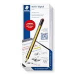 STAEDTLER Noris Digital Jumbo 180J 22 EMR Stylus Set + 1 Digital Eraser for Digital Writing, Drawing and Erasing on EMR Touchscreens + 5 Other Replacement Tips, 180J 22-1X