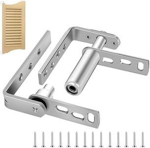 1 Pack Heavy-Duty Self-Return Swinging Doors Hinge Saloon Door Hinge for Swing Doors,Cafe Doors Hinge for Swing Doors - Double-Action Gravity Hardware 304 Stainless Steel Indoor/Outdoor Use