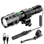 NAKCNM Tactical Flashlight with Pic