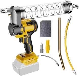 Cordless Grease Gun for Dewalt 20V Battery,Electric Grease Gun 2-in-1 Design,12,000 PSI,Built for Farmers,Mechanics & Truckers,8oz/min,Long Hose& LED Light for Tractors,Trailers,Heavy Equipment
