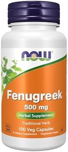 NOW Supplements, Fenugreek (Trigonella foenum-graecum) 500 mg, Herbal Supplement, 100 Veg Capsules