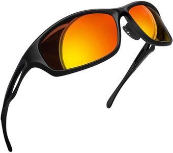 Joopin Hombre Mujer Deportivas Gafas de Sol Polarizadas con Efecto Espejo Rojo Gafas Ciclismo Bicicleta Montaña Running Senderismo Deporte Golf Sport Sunglasses