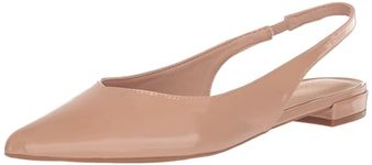 Madden Girl Women's DELANEYY Ballet Flat, Nude Patent, 7.5