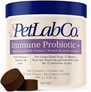PetLab Co. Immune Probiotic + for Dogs, Supports Gut & Digestive Health and Promotes Skin & Coat, Pork Flavor, for Large Dogs