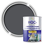 HQC Barn Paint - Classic Grey - 5 Litre Quick-Drying Outdoor Furniture & Garden Fence Wood Paint