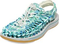 KEEN Women's UNEEK Classic Two Cord Sandal, Porcelain/Tie Dye, 10