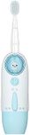 Children's Electric Toothbrush with 7 Lights, Rabbit Character, 3 Vibration Levels, Blue