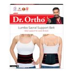 Dr. Ortho Lumbo Sacral Support Belt For Muscle Relaxation(Waist & Back Support Belt)-For Men & Women, Cotton Fabric , Muscle(Medium(85Cm-100Cm))