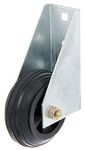 Alberts 214364 Gate Roller | for Heavy Gates, Screw-On | Hot-Dip Galvanised | Diameter 80 mm