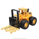 Mighty Wheels Steel Fork Lift Truck Toy 7" - Free-wheeling Forklift Toy Truck with Action Parts - Durable Steel and Plastic Construction Toys for 3+ Year Old Boys and Girls