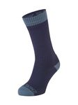 SEALSKINZ | Wiveton | Unisex Waterproof Warm Weather Mid Length Bamboo Lined Sock | Seamless, Thin & Comfortable | Added Ankle Support