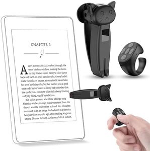 mwellewm Remote Control Page Turner for Kindle Paperwhite, Bluetooth Page Turner Clicker Accessories for Ipad Tablet Iphone Kobo E-Book