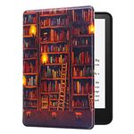 HUASIRU Case For All-New Tablet Kindle(11Th Gen-2022 Release Only,Model No C2V2L3)Cover With Auto Wake/Sleep Â— Will Not Fit Kindle Paperwhite Or Kindle Oasis,Library