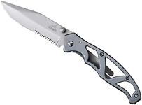 Gerber 22-48443 Para Frame 1 Serrated Edge Pocket Knife - Silver, 3.01-Inch, Medium