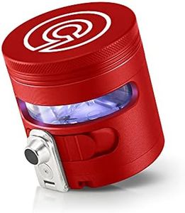 Cloudious9 - Tectonic9 Manual Grinder Automatic Dispenser Large 2.5" Aluminum Alloy (Red), For Home & Kitchen Only