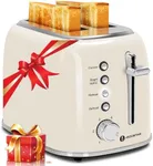 Aigostar Toaster 2 Slice, Retro Ext