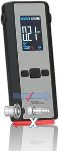 iBACheck Alcoholímetro | Probador portátil de Alcohol respiratorio, Sensor de celda de Combustible 13 x 13 mm de precisión Profesional Breath Alcohol Detector. Personal & Profesional, Fácil de Usar
