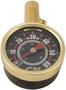 Shrader Tire Gauge, 0-60 PSI (Campbell Hausfeld DA552400)