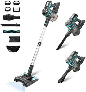 Diyuto Aspirateur Balai sans Fil,Aspirateur avec réservoir d'eau,Aspirateur & Vadrouille 2 en 1,33kpa/400W Forte Aspiration,40Min de Fonctionnement,Filtre à 6 Couches avec 4 HEPA,Silencieux & léger