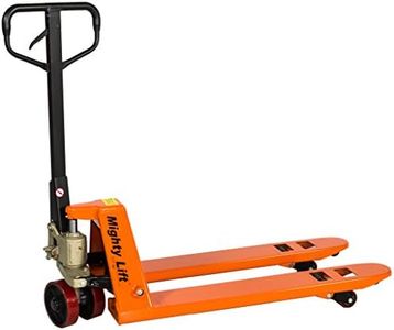 Mighty Lift ML2048 Narrow Specialty Pallet Jacks Trucks, 5,500 lb Capacity, 20" x 48" Fork
