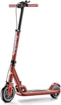 Electric Scooter for Kids 4.3-5.6 ft, 7/10/12 MPH, LED Battery Indicator, Height Adjustable and Foldable, Electric Scooter for Kids 4.3-5.6 ft, for Teenager and Kids (Red)