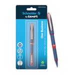 Luxor Schneider, One Business Roller Ball Pen - Red, 0.6 mm, 2200 mtrs writing length, Waterproof Ink, Consistent ink flow, Ideal for Professionals & Office essential