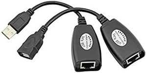 USB Over Ethernet RJ45 Extender Adapter Cat5 Cat6