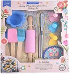 Handstand Kitchen 19-piece Spring Fling Real Baking Set with Recipes for Kids
