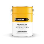 Floorsaver Asphalt Crack Filler | Quick-drying, pourable bitumen filler | Easily repair cracked driveways and asphalt | 5L