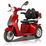 Mobility Scooters for Seniors & Adults 500lbs Capacity - All Terrain Electric Powered Wheelchair Device - Heavy Duty Mobility Scooter for Travel, Elderly w/Remote Key (GoCaddy)