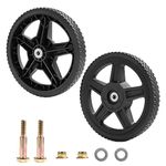 Parts Camp Push Mower Wheel kits Lawn Mower 12 inch Wheels for Push Mower Pressure Washer(Set of 2)