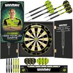 WINMAU Michael van Gerwen MvG Cabinet Set including Dartboard, Cabinet, Darts and Accessories