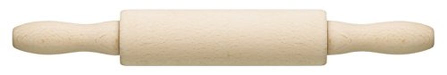 KitchenCraft KCMINIPIN Revolving Rolling Pin, Small, Beechwood, 23 cm, Beige