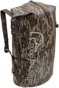 ALPS OutdoorZ Ducks Unlimited Guardian Backpack Dry Bag, 50L - Mossy Oak Original Bottomland